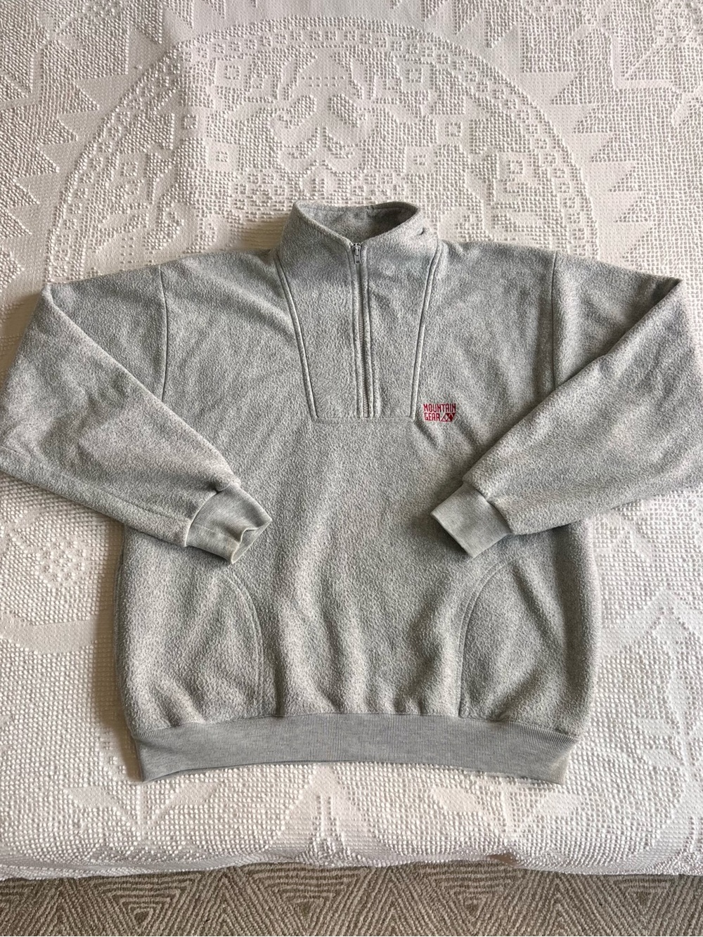 Vintage Mountain Gear Quarter Zip Fleece